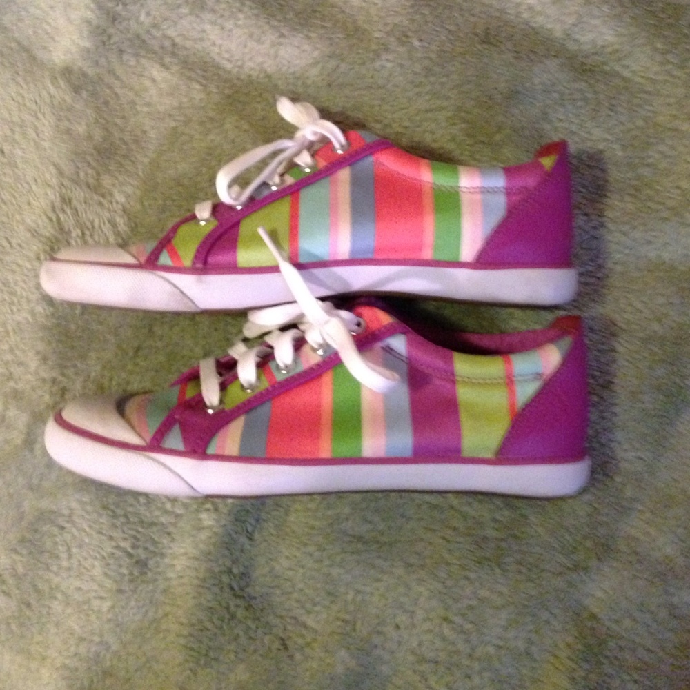 Coach Barrett Hamptons Weekend Stripe shoes - Picture 2 of 4